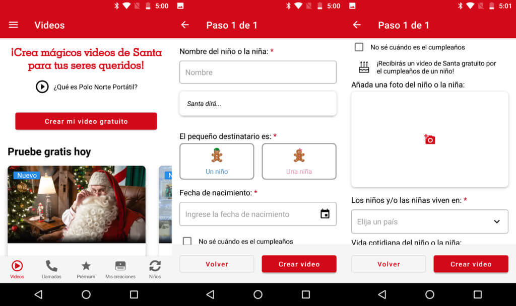 Crea un mensaje de santa Claus para tu hijo/a gratis con PNP POLO NORTE